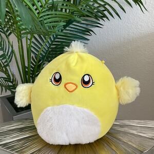 Squishmallow 2023 Yellow Aimee The Chick With Fuzzy Chesy Kids Plush Toy